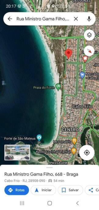 شقة كابو فريو  في Lindissimo Apartamento, Ar Condic, 7 Min Da Praia! المظهر الخارجي الصورة